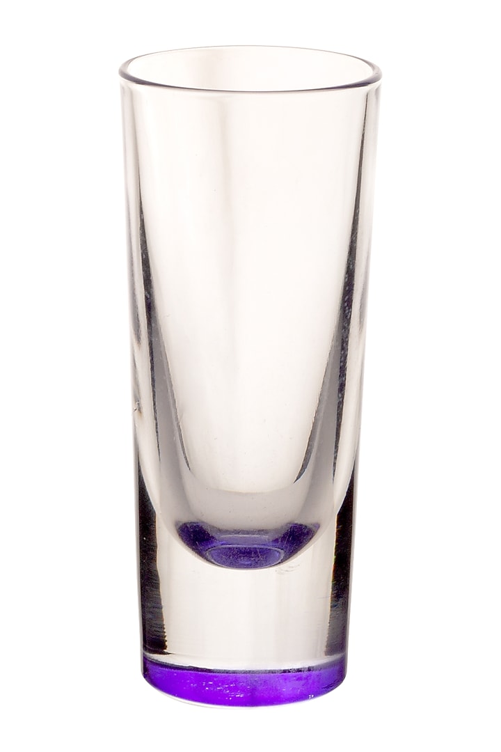 Purple Tinged Tall Narrow Glasses (Set of 4) by H2H at Pernia's Pop Up Shop