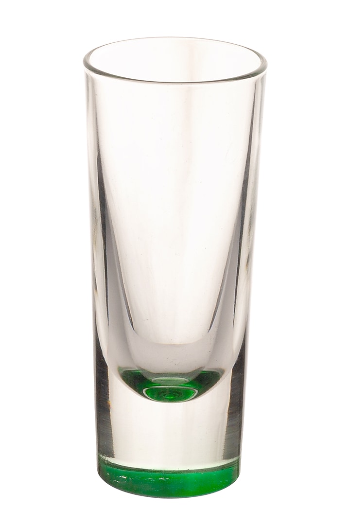 Green Tinged Tall Narrow Glasses (Set of 4) by H2H at Pernia's Pop Up Shop