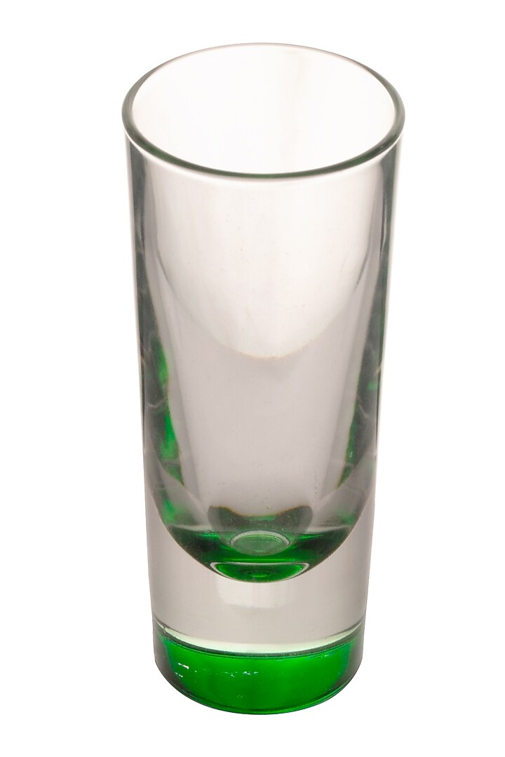 Green Tinged Tall Narrow Glasses (Set of 4) by H2H at Pernia's Pop Up Shop