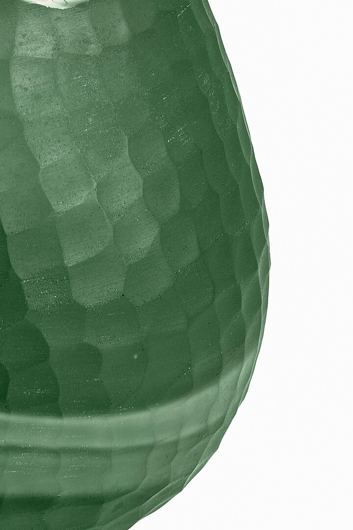 Green Ball Shaped Glass Vase by H2H at Pernia's Pop Up Shop
