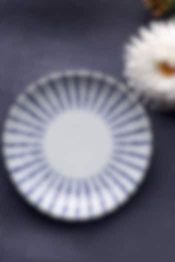 White & Blue Ceramic Neelambar Bowl by H2H