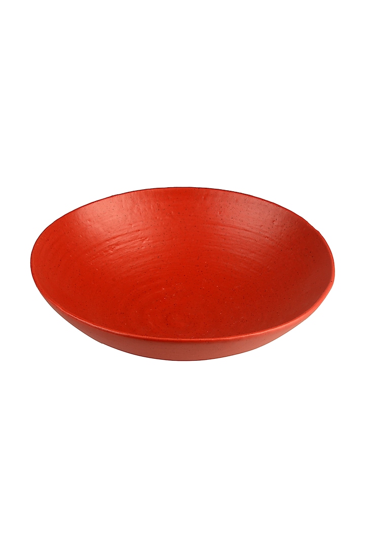 Red Ceramic Scarlet Bowl by H2H
