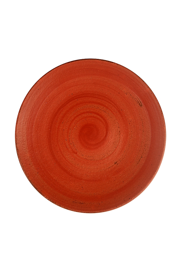 Red Ceramic Scarlet Dinner Platter by H2H at Pernia's Pop Up Shop
