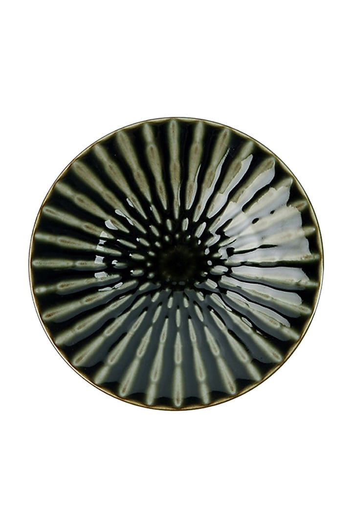 Green Glass Ceramic Dessert Plate by H2H at Pernia's Pop Up Shop