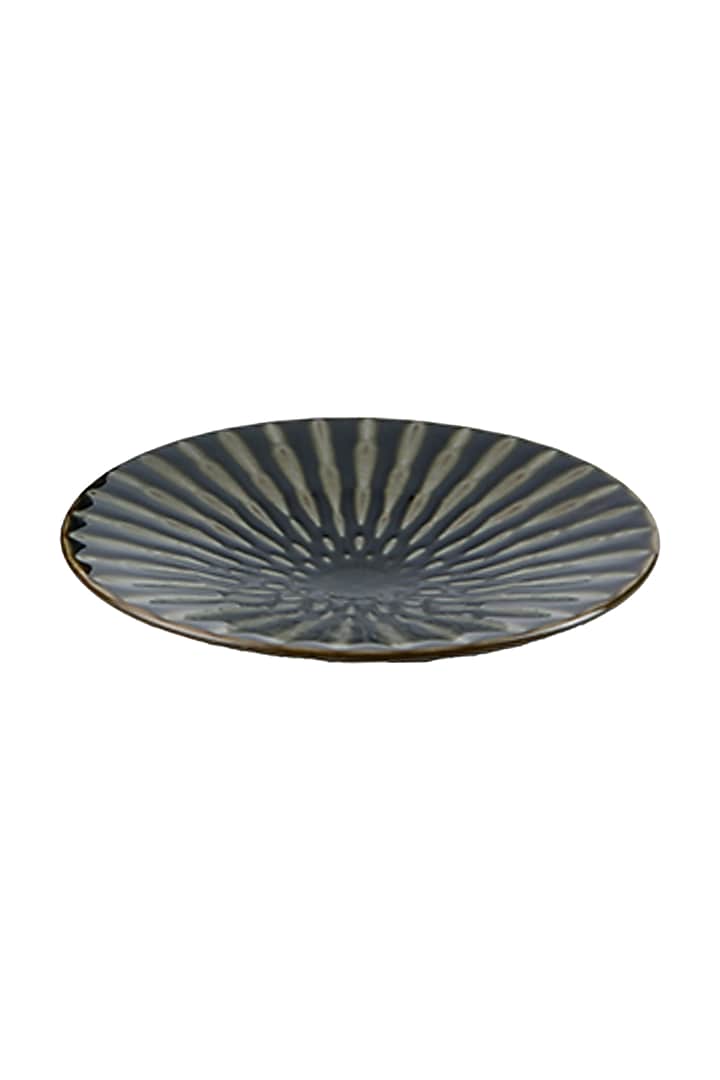 Green Glass Ceramic Dessert Plate by H2H at Pernia's Pop Up Shop