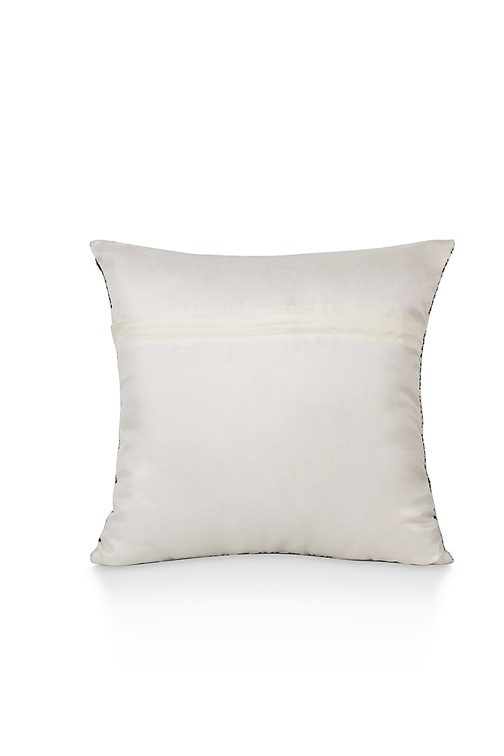 White Aztec Printed Cushion Cover by H2H at Pernia's Pop Up Shop