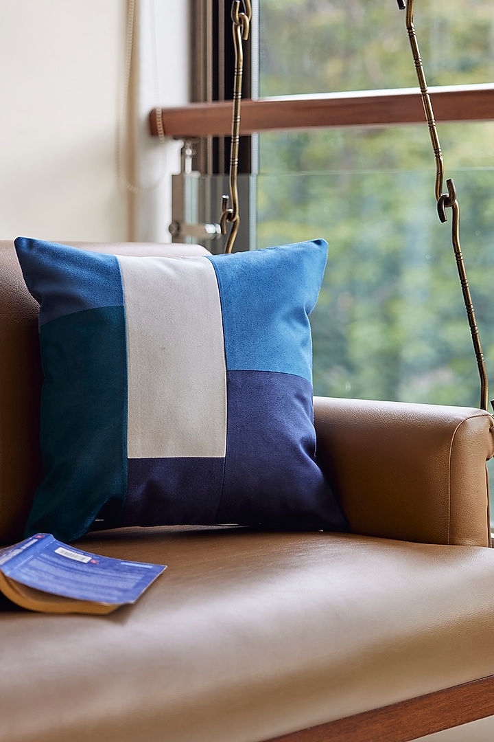 Multi-Colored Ponte Roma Cushion Cover by H2H at Pernia's Pop Up Shop