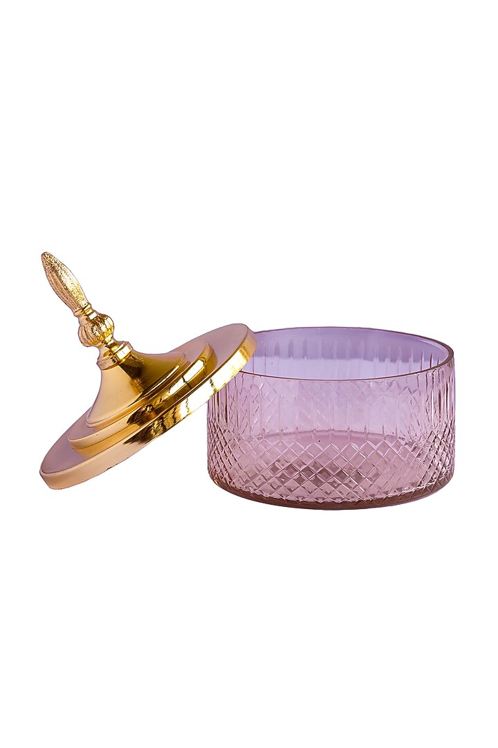 Pale Pink Glass Storage Jar by H2H at Pernia's Pop Up Shop