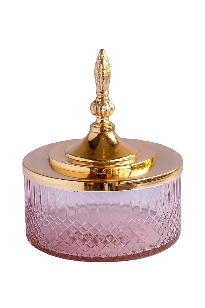 Pale Pink Glass Storage Jar by H2H at Pernia's Pop Up Shop