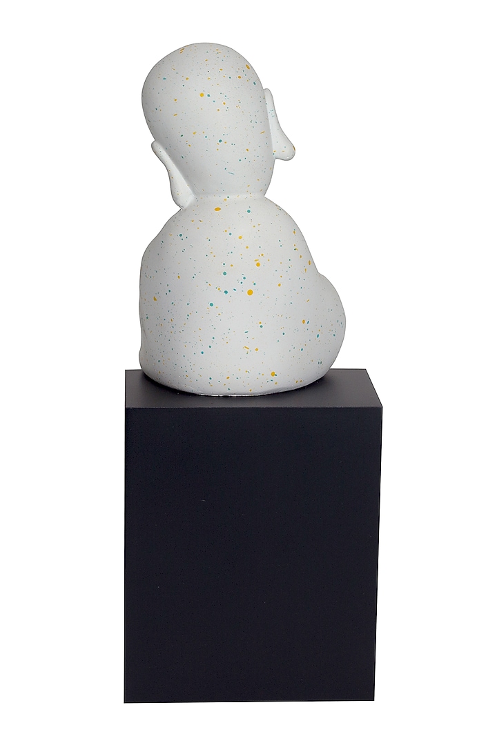 White Baby Monk Sculpture by H2H at Pernia's Pop Up Shop