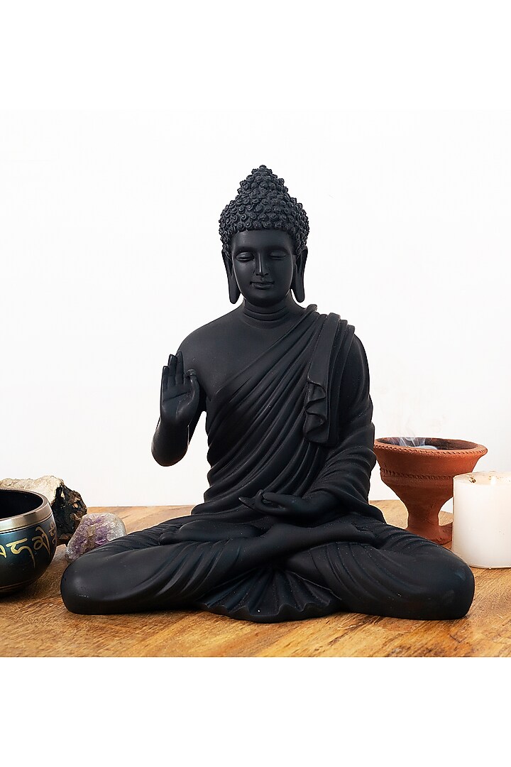 Black Blessings Buddha Sculpture by H2H at Pernia's Pop Up Shop
