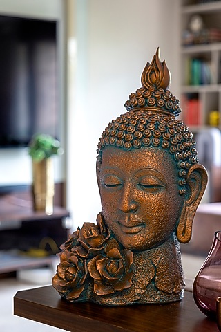 Copper Mira Buddha Sculpture by H2H