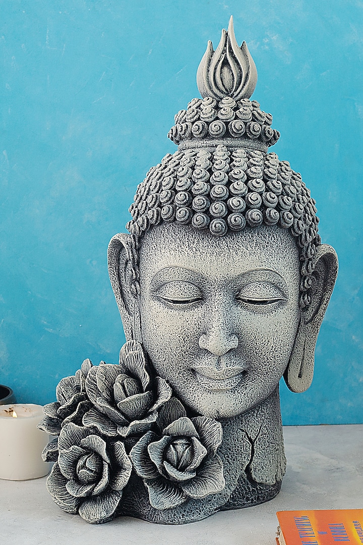 Grey Mira Buddha Sculpture by H2H at Pernia's Pop Up Shop