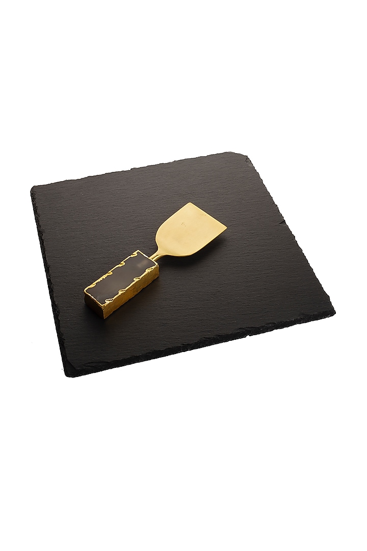 Black Slate Chipped Edge Platter by H2H at Pernia's Pop Up Shop