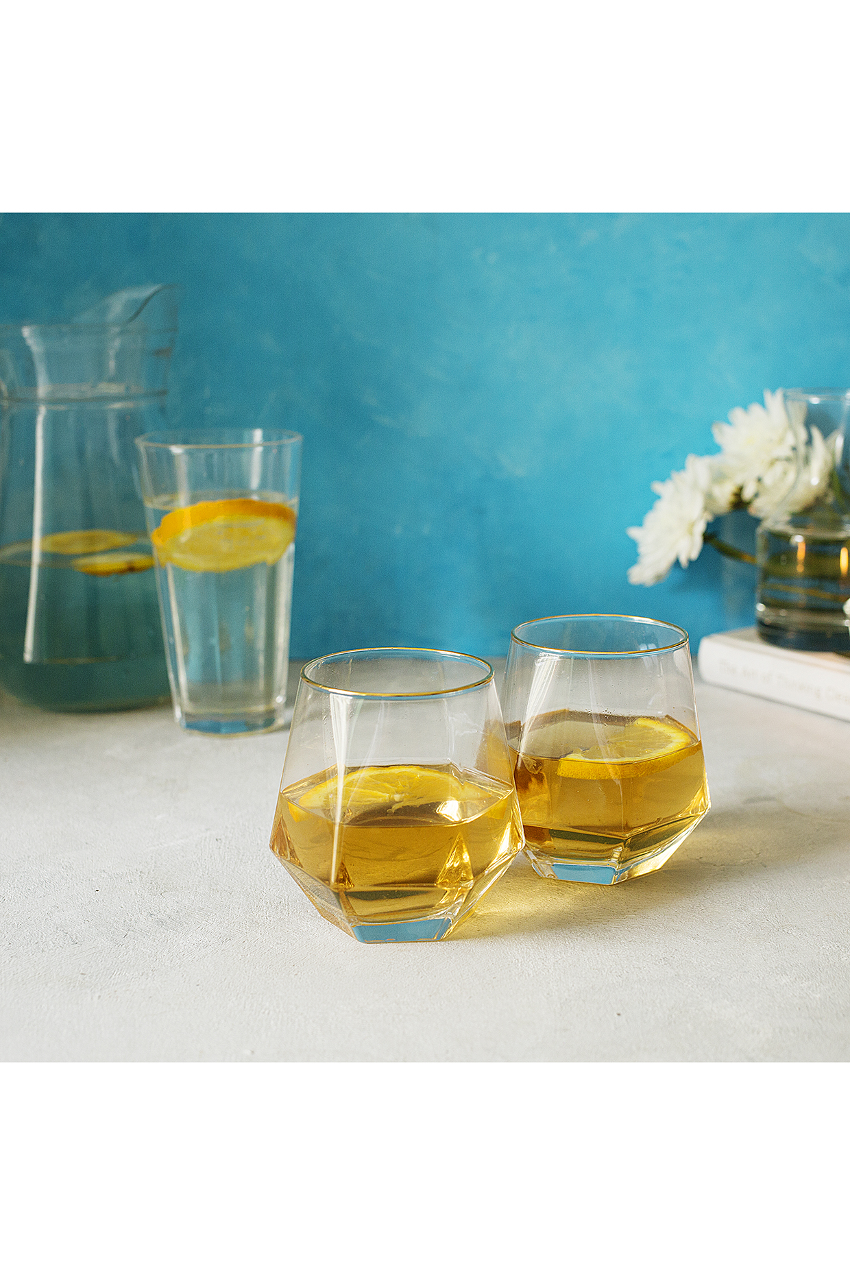 Angular Drinking Glasses (Set of 4) by H2H at Pernia's Pop Up Shop