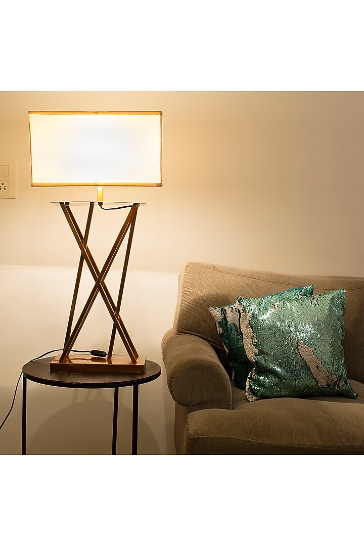 Copper Steel Table Lamp by H2H at Pernia's Pop Up Shop