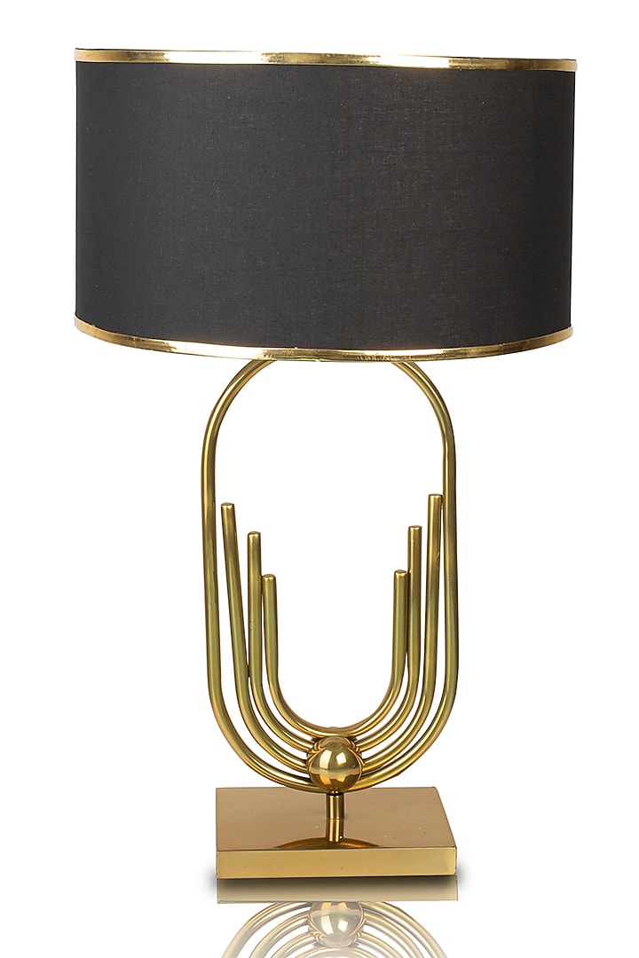 Gold & Black Metal Lamp by H2H at Pernia's Pop Up Shop