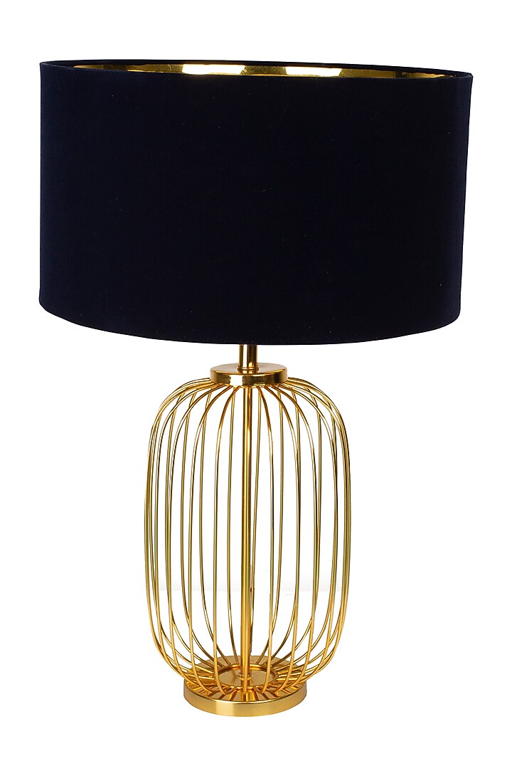 Gold & Black Steel Lamp by H2H at Pernia's Pop Up Shop