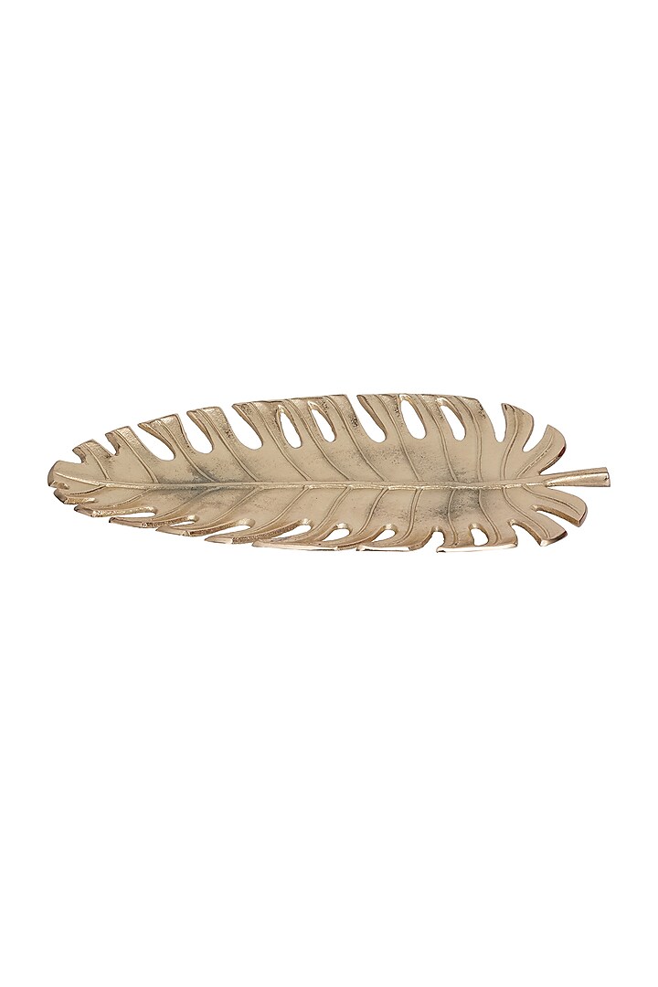 Gold Open Leaf Platter by H2H at Pernia's Pop Up Shop