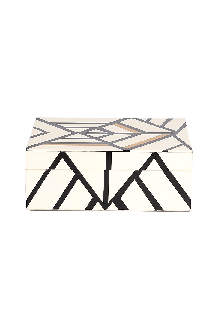 White Handcrafted MDF Storage Box by H2H at Pernia's Pop Up Shop