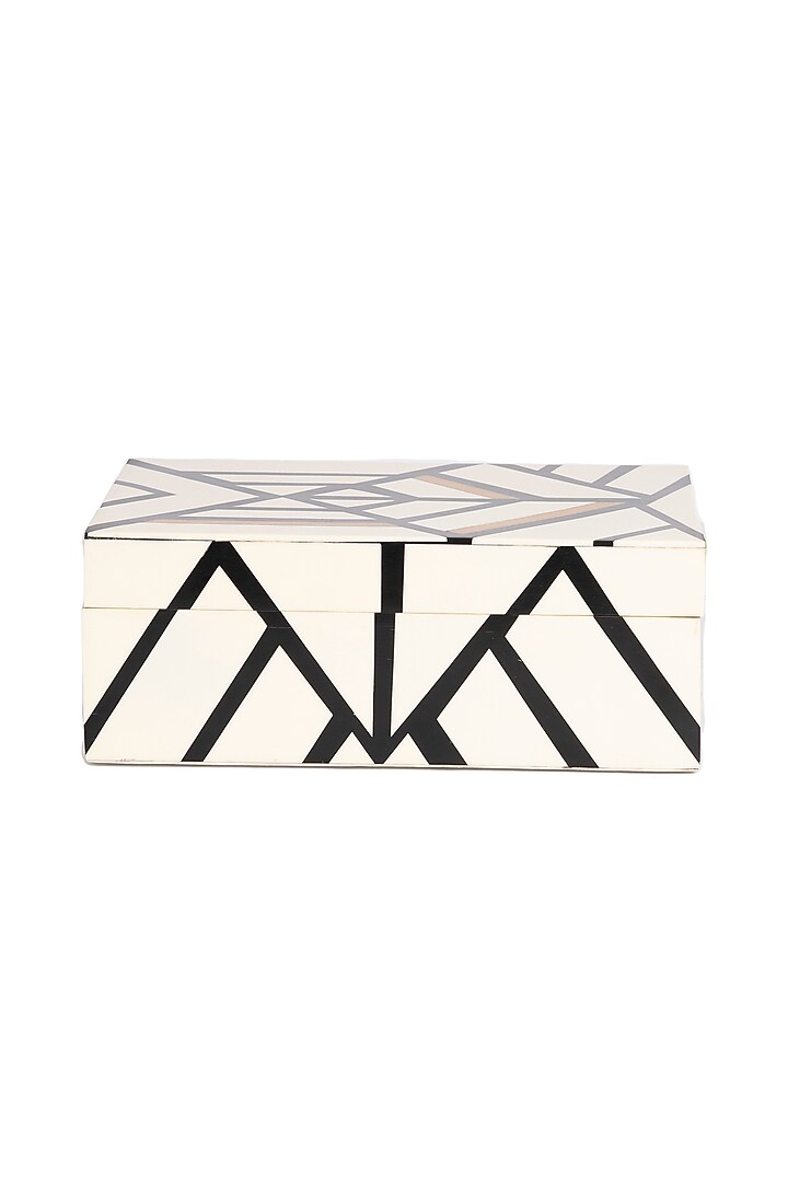 White Handcrafted MDF Storage Box by H2H at Pernia's Pop Up Shop