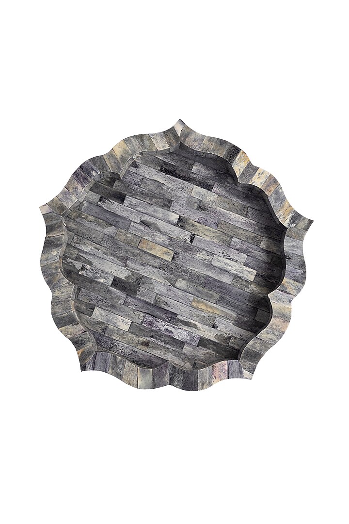 Grey Wooden Tray by H2H at Pernia's Pop Up Shop