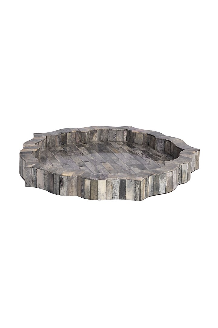 Grey Wooden Tray by H2H at Pernia's Pop Up Shop