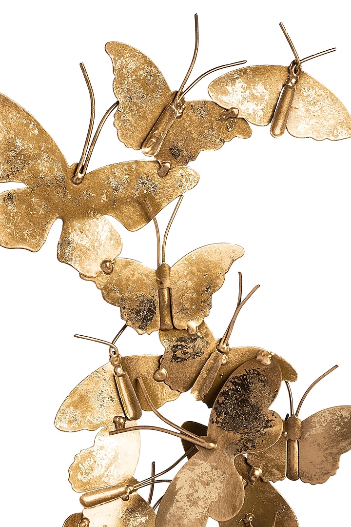 Golden Brass Butterfly Sculpture by H2H at Pernia's Pop Up Shop