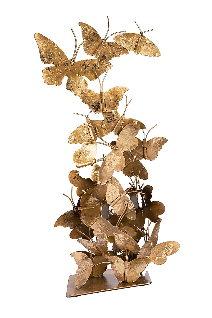 Golden Brass Butterfly Sculpture by H2H at Pernia's Pop Up Shop