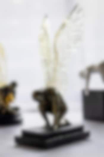 Black Polyresin Angel Sculpture by H2H at Pernia's Pop Up Shop