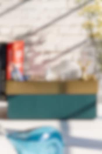 Teal Polyresin Deer Tissue Box by H2H at Pernia's Pop Up Shop