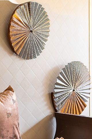 Brown & Silver Metal African Sun Wall Decor by H2H