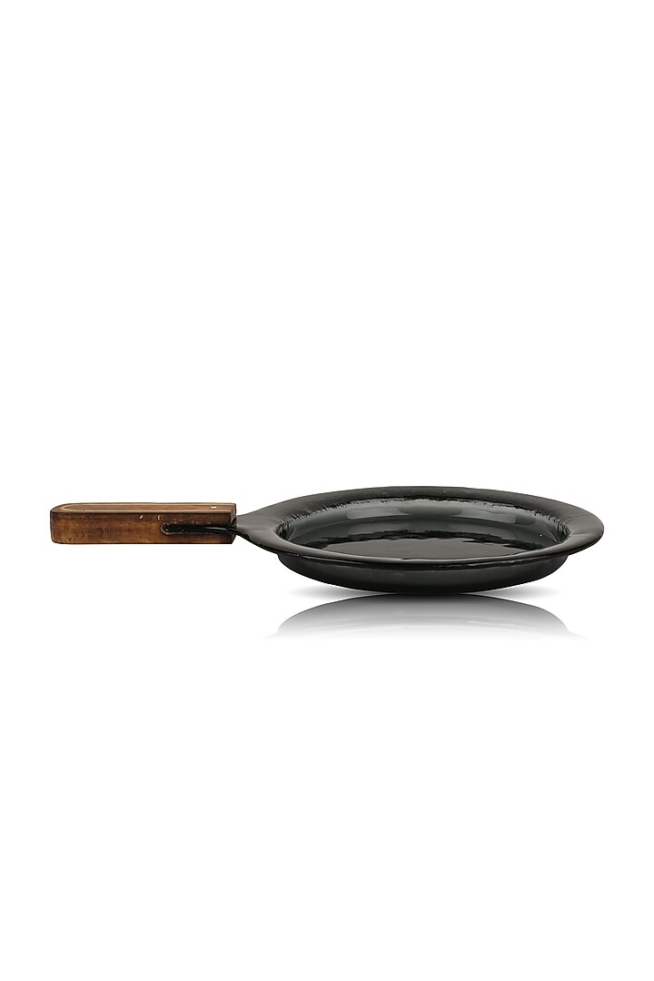 Black Round & Crafted Platter by H2H at Pernia's Pop Up Shop
