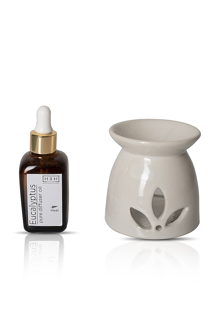 Raw Earth Diffuser & Eucalyptus Essential Oil Gift Set by H2H at Pernia's Pop Up Shop