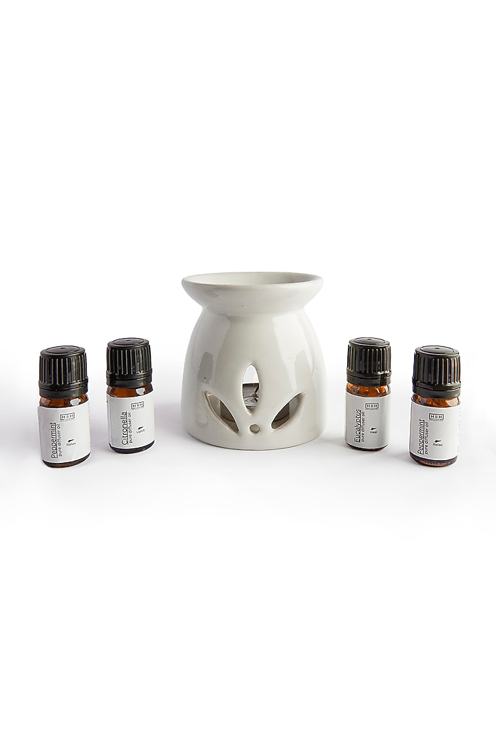 Raw Earth Diffuser & Essential Oils Gift Set by H2H at Pernia's Pop Up Shop
