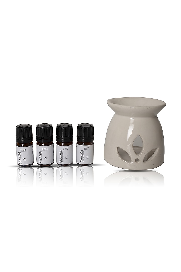 Raw Earth Diffuser & Essential Oils Gift Set by H2H at Pernia's Pop Up Shop