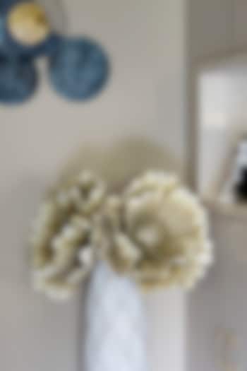 Coral Olive Foam Flower Stems (Set of 2) by H2H at Pernia's Pop Up Shop