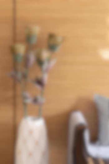 Rich Olive Foam Flower Stems (Set of 2) by H2H at Pernia's Pop Up Shop