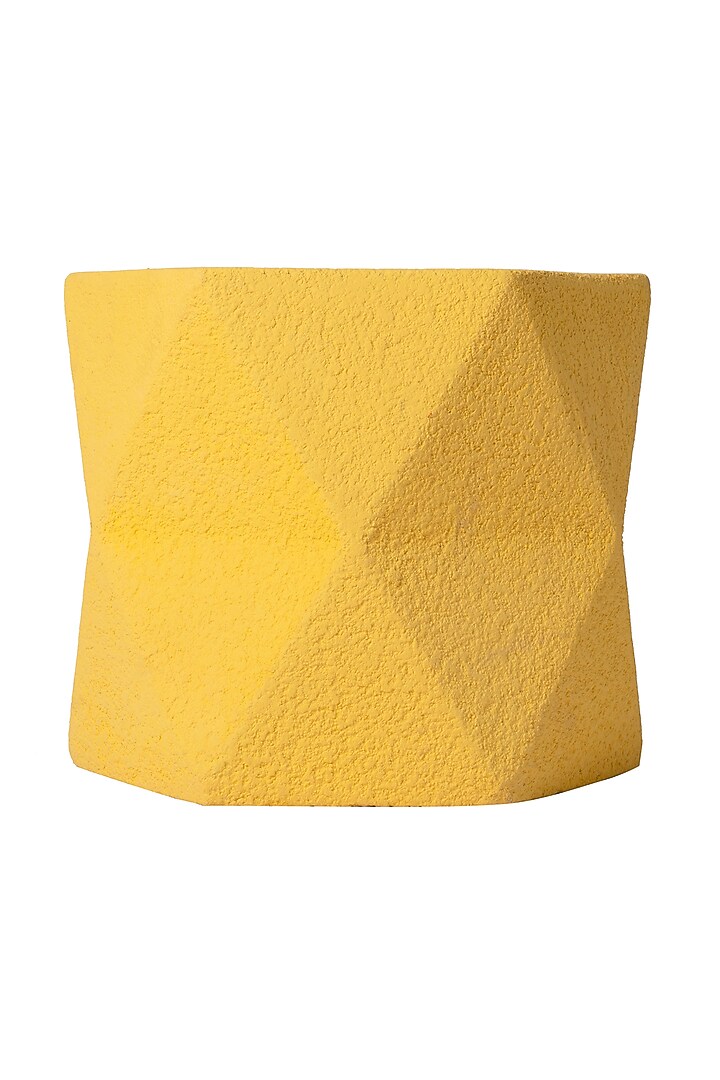 Yellow FRP Triangle Planter by H2H at Pernia's Pop Up Shop