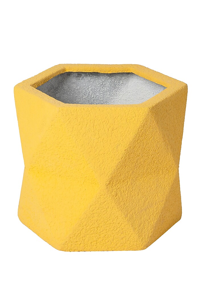Yellow FRP Triangle Planter by H2H at Pernia's Pop Up Shop