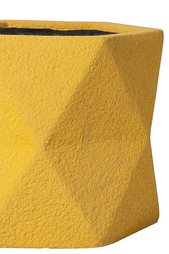 Yellow FRP Triangle Planter by H2H at Pernia's Pop Up Shop
