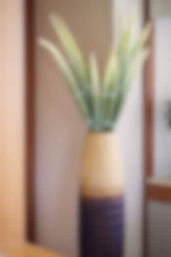 Green Foam & Plastic Bamboo Stalks (Set Of 2) by H2H at Pernia's Pop Up Shop