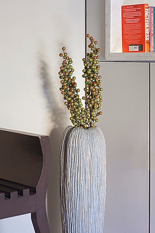 Green Foam & Plastic Artificial Flower Stems (Set Of 2) by H2H