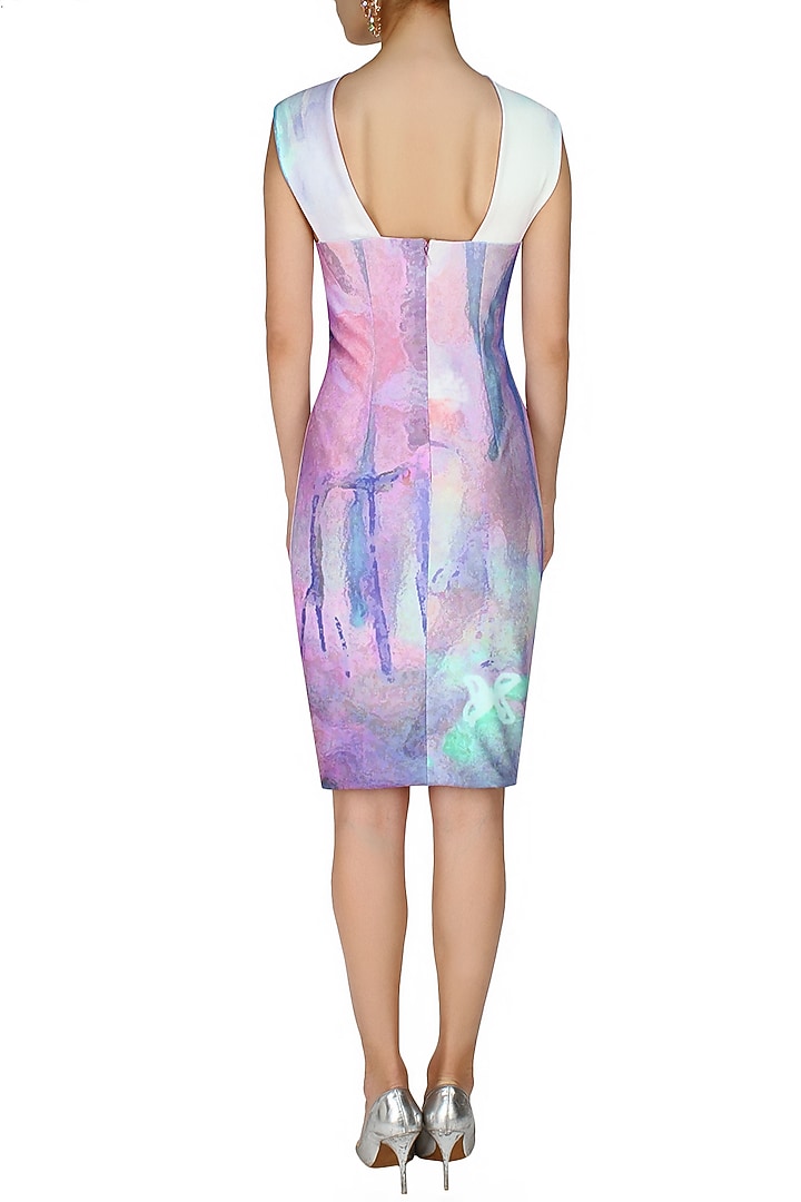 Hema Kaul presents Crossover front digital print fairy tale dress available only at Pernia's Pop Up Shop