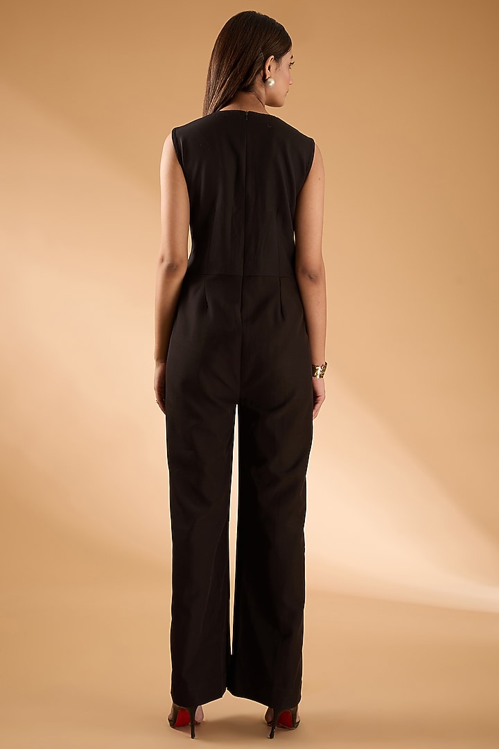 Black Banana Crepe Jumpsuit by The Hem'd at Pernia's Pop Up Shop