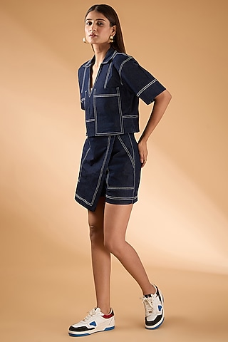 Blue Denim Co-Ord Set by The Hem'd