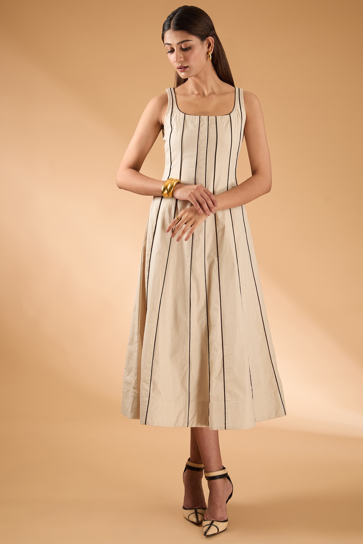 Buy Beige Work Dress for Women Online from India s Luxury Designers 2024