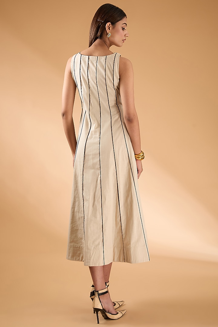 long sleeve maxi linen dress WhiteNur Linen Maxi Dress