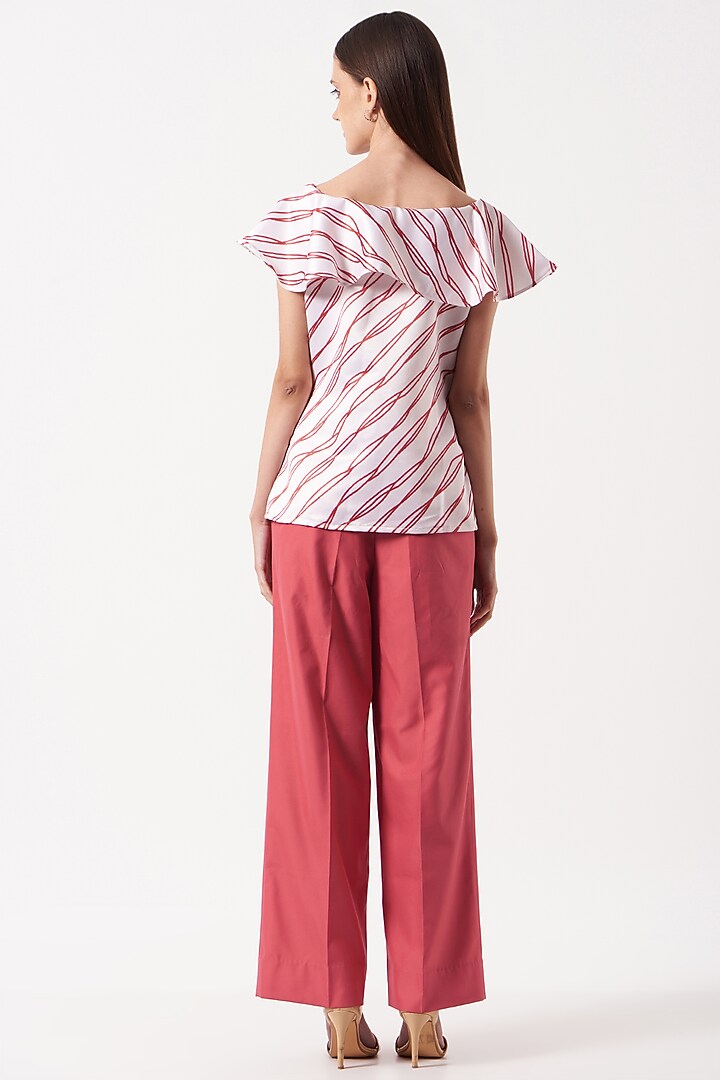 Fuchsia Cotton Baggy Pants by The Hem'd at Pernia's Pop Up Shop