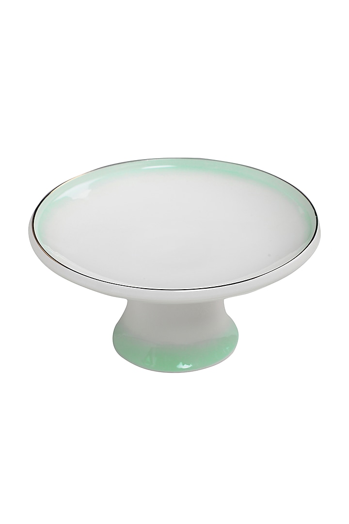 White & Green Ombre Cake Stand by Home Struck